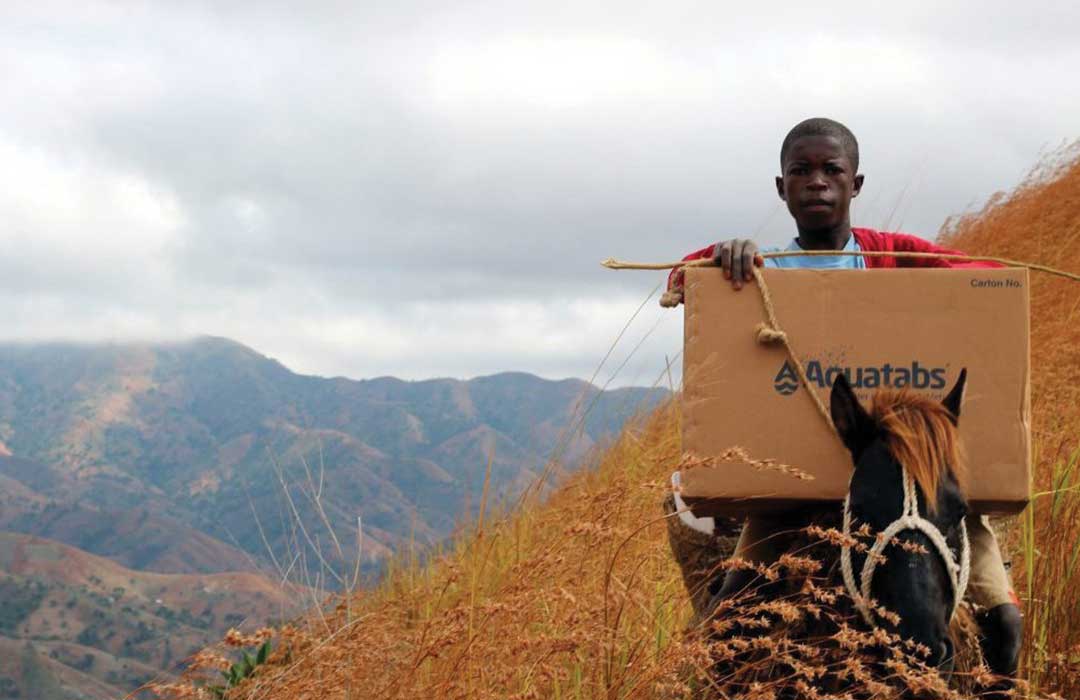 Aquatabs Water Purification Tablets for disaster aid a NGO use