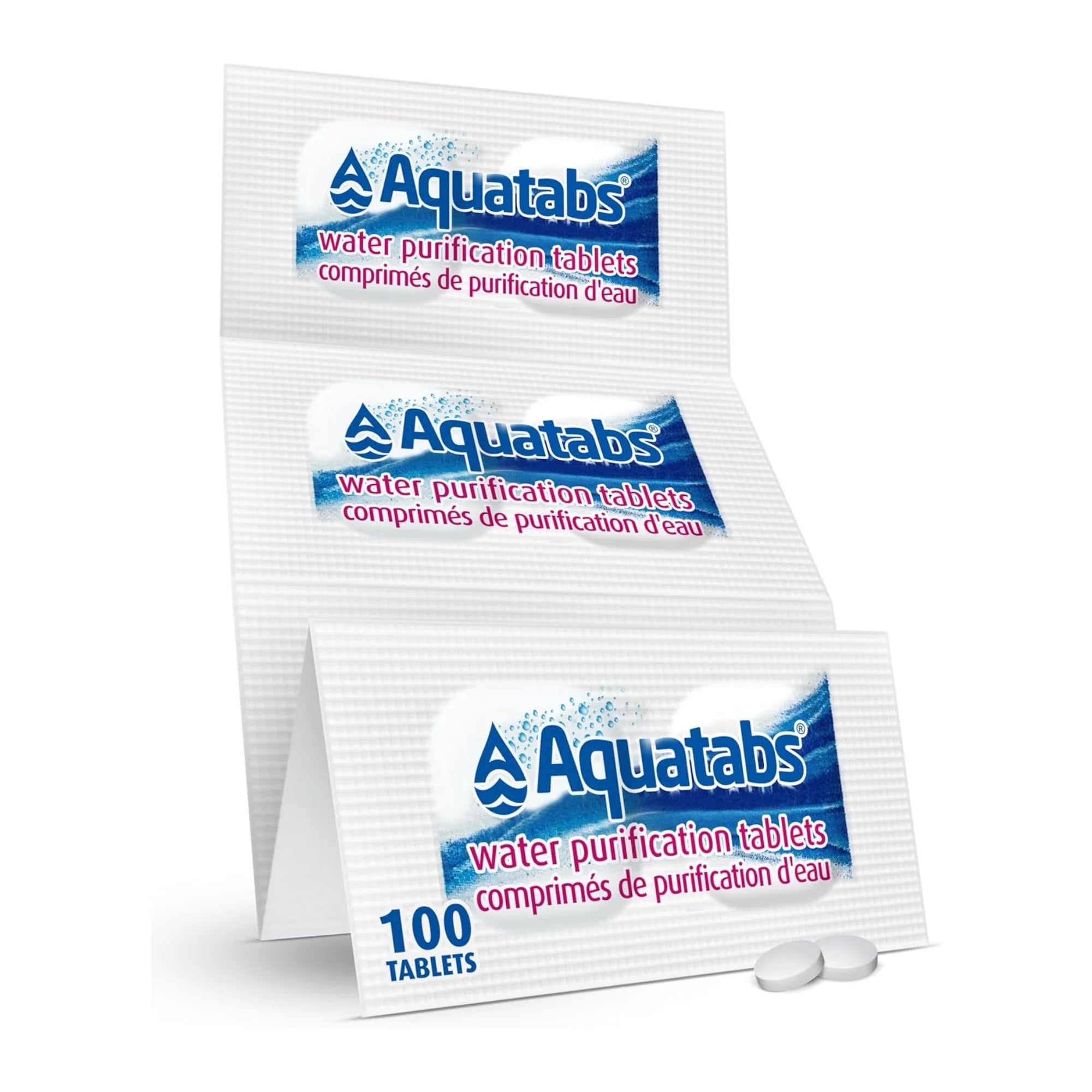 Aquatabs Water Purification Tablets 49 mg Canadian (110-Pack Value Pack)