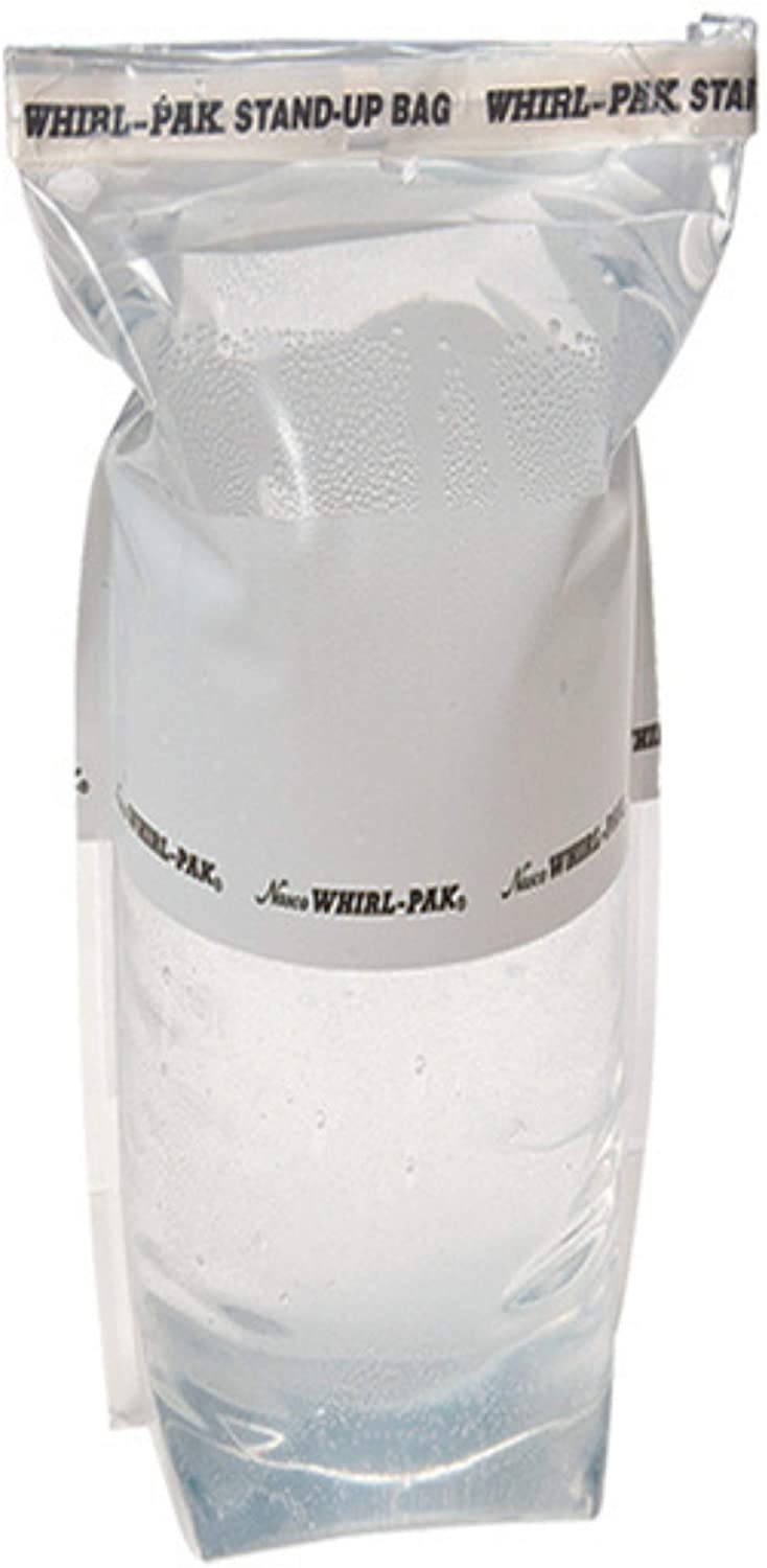 Whirl-Pak 1L Stand-Up Water Storage Bags for Water Purification (6-Pack)